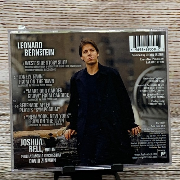 Joshua Bell Bernstein - West Side Story Suite [2001 CD] Sony‎ Classical Music - Picture 3 of 7